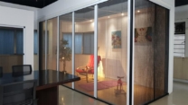 Cửa lưới chống muỗi dạng xếp không ray ghép cánh cao cấp Cửa lưới chống muỗi dạng xếp không ray ghép cánh cao cấp