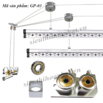 Giàn phơi quần áo GP03 gian-phoi-thong-minh-gp03-cao-cap